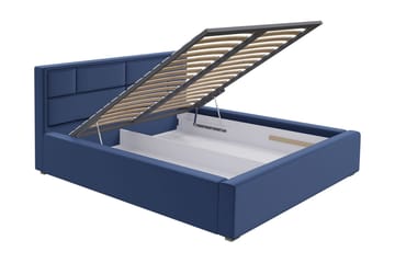 Falskog Seng 120x200 cm Metallramme - Svart - Møbler - Senger - Sengeramme & sengestamme