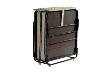 Folding Bed Hvit|Svart - Hvit / Svart - Møbler - Senger - Sengeramme & sengestamme
