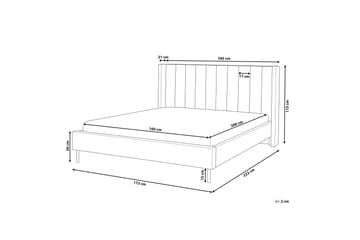 Glenfinnan Kontinentalseng 160x200 - Grønn - Møbler - Senger - Sengeramme & sengestamme