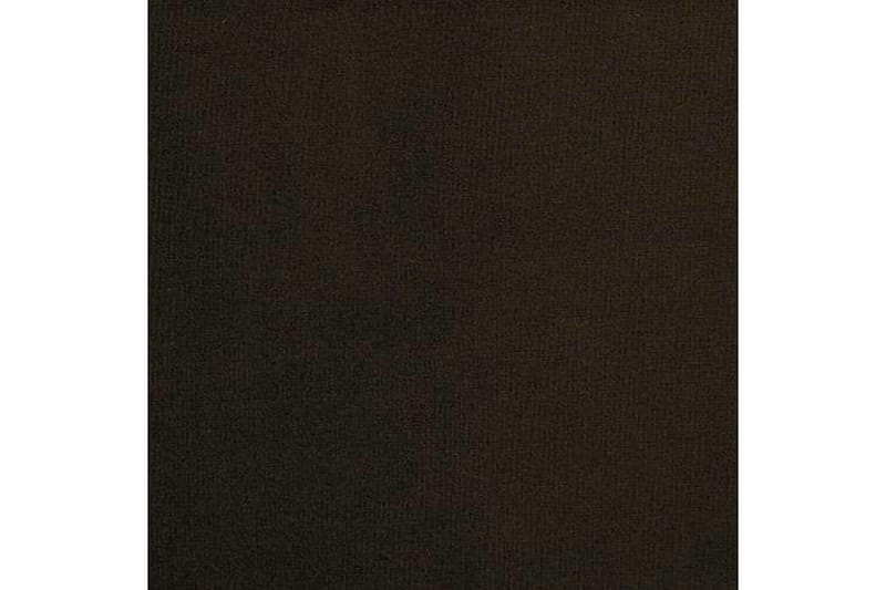 Herstello Sengepakke med Oppbevaring 140x200 cm i Stoff med Sengegavl + Overmadrass - Mørkebrun - Møbler - Senger - Sengeramme & sengestamme