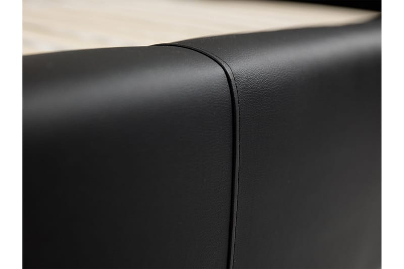 Junkerdal Seng 160x200 - Svart - Møbler - Senger - Sengeramme & sengestamme