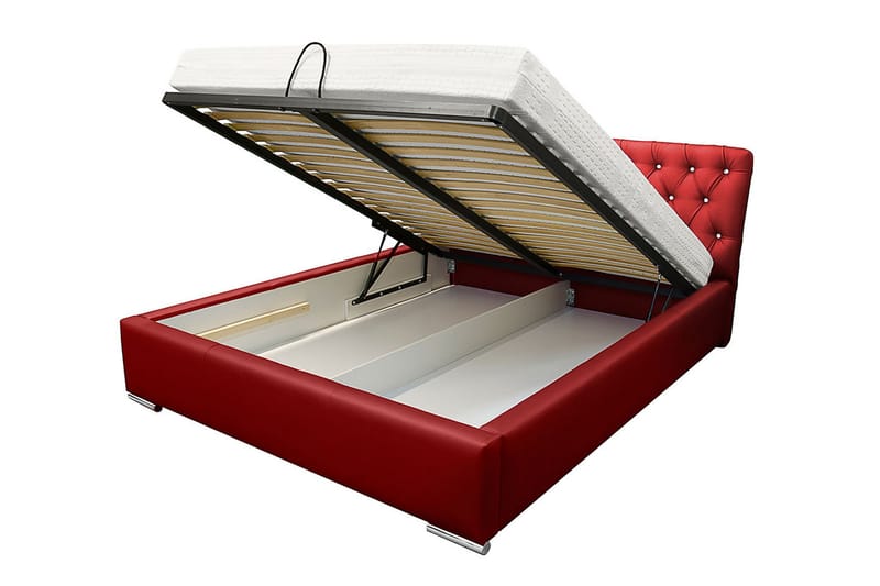 Junkerdal Seng 180x200 - Hvit - Møbler - Senger - Sengeramme & sengestamme