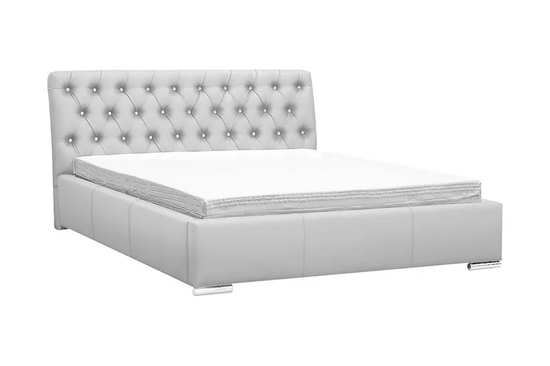 Junkerdal Seng 180x200, Hvit