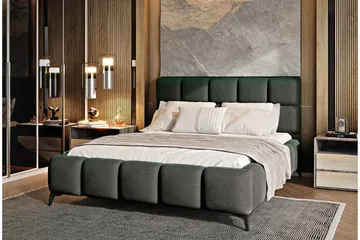 Kamble Sengeramme med Oppbevaring 140x200 cm - Mørkegrå - Møbler - Senger - Sengeramme & sengestamme