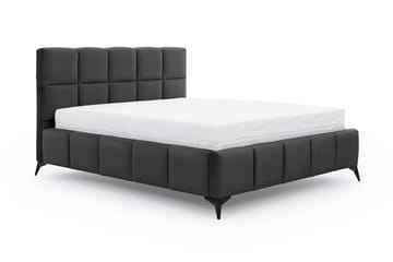 Kamble Sengeramme med Oppbevaring 140x200 cm - Mørkegrå - Møbler - Senger - Sengeramme & sengestamme
