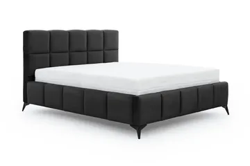 Kamble Sengeramme med Oppbevaring 140x200 cm - Mørkegrå - Møbler - Senger - Sengeramme & sengestamme