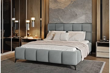 Kamble Sengeramme med Oppbevaring 140x200 cm - Mørkegrå - Møbler - Senger - Sengeramme & sengestamme
