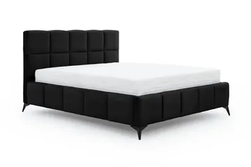Kamble Sengeramme med Oppbevaring 140x200 cm - Svart - Møbler - Senger - Sengeramme & sengestamme
