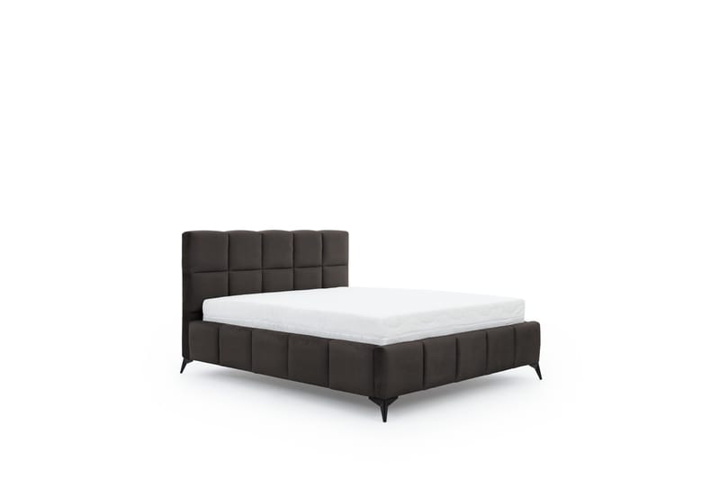 Kamble Sengeramme med Oppbevaring 180x200 cm - Brun - Møbler - Senger - Sengeramme & sengestamme