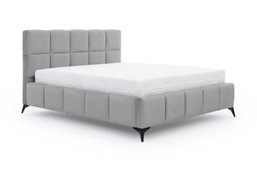 Kamble Sengeramme med Oppbevaring 180x200 cm - Lysegrå - Møbler - Senger - Sengeramme & sengestamme
