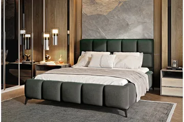 Kamble Sengeramme med Oppbevaring 180x200 cm - Mørkegrå - Møbler - Senger - Sengeramme & sengestamme