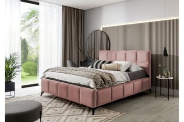 Kamble Sengeramme med Oppbevaring 180x200 cm - Rosa - Møbler - Senger - Sengeramme & sengestamme