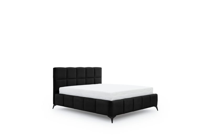 Kamble Sengeramme med Oppbevaring 180x200 cm - Svart - Møbler - Senger - Sengeramme & sengestamme