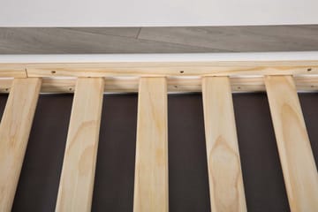 Kaulana Sengeramme 90x200 - Hvit - Møbler - Senger - Sengeramme & sengestamme