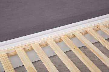 Kaulana Sengeramme 90x200 - Hvit - Møbler - Senger - Sengeramme & sengestamme