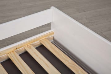 Kaulana Sengeramme 90x200 - Hvit - Møbler - Senger - Sengeramme & sengestamme