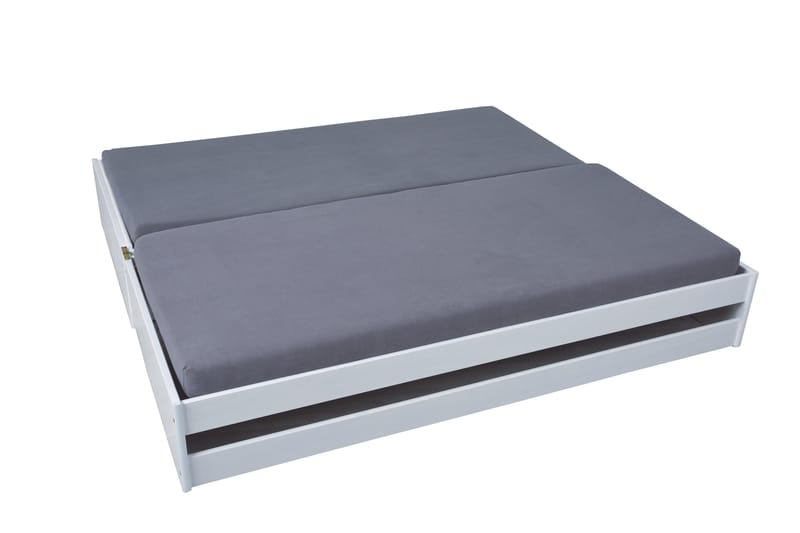 Kaulana Sengeramme 90x200 - Hvit - Møbler - Senger - Sengeramme & sengestamme