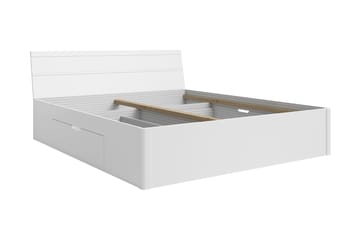 Kontinentalseng Quintal 160x205 cm - Hvit - Møbler - Senger - Sengeramme & sengestamme