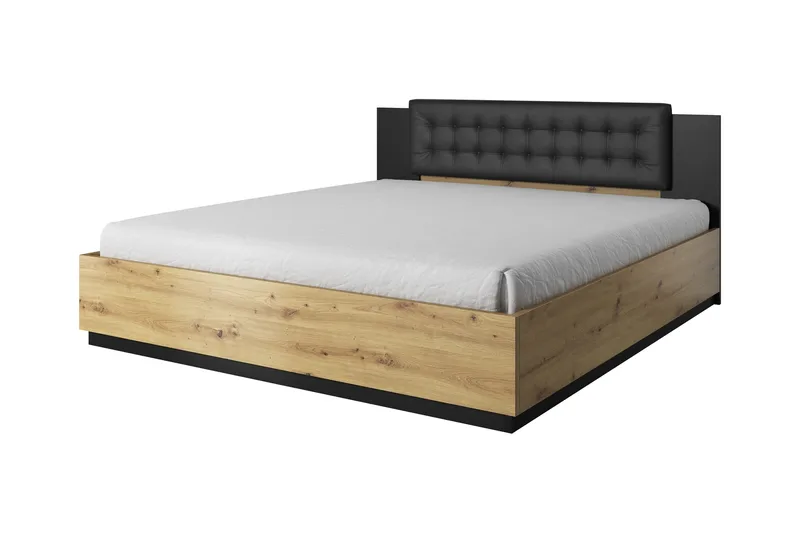 Kontinentalseng Urbina 160x205 cm - Brun - Møbler - Senger - Sengeramme & sengestamme