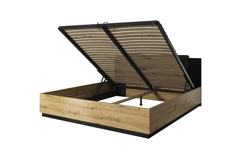 Kontinentalseng Urbina 160x205 cm - Brun - Møbler - Senger - Sengeramme & sengestamme