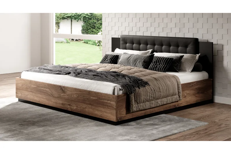 Kontinentalseng Urbina 180x205 cm, Mørkebrun