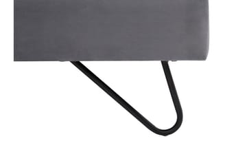 Lannion Dobbeltseng 180 | 200 cm - Grå - Møbler - Senger - Sengeramme & sengestamme