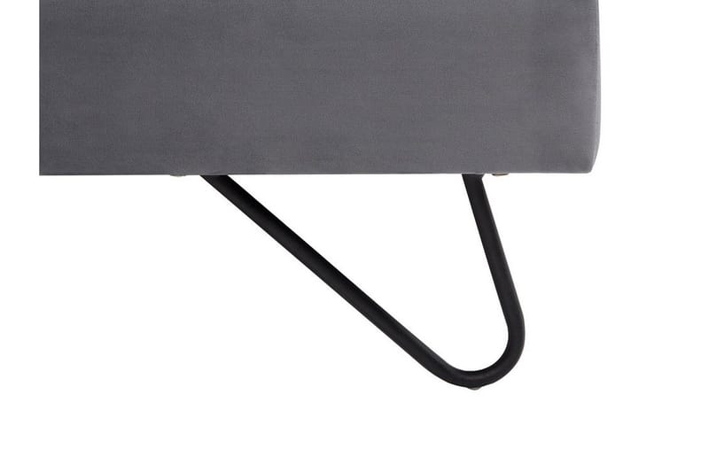 Lannion Dobbeltseng 180 | 200 cm - Grå - Møbler - Senger - Sengeramme & sengestamme