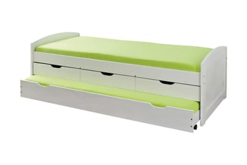 MARINA Sengeramme 90x190 Hvit - Møbler - Senger - Sengeramme & sengestamme