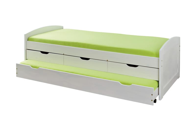 MARINA Sengeramme 90x190 Hvit - Møbler - Senger - Sengeramme & sengestamme