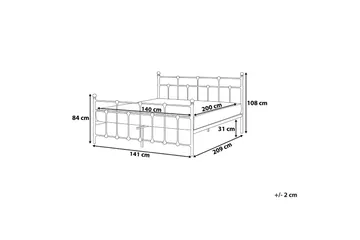 Mayford Sengeramme 140x200 cm - Svart - Møbler - Senger - Sengeramme & sengestamme