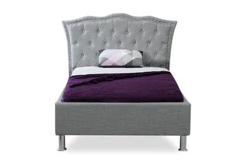 Metz Dobbeltseng 90 | 200 cm - Grå - Møbler - Senger - Sengeramme & sengestamme