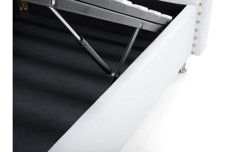 Metz Seng 90x200 cm - Hvit - Møbler - Senger - Sengeramme & sengestamme