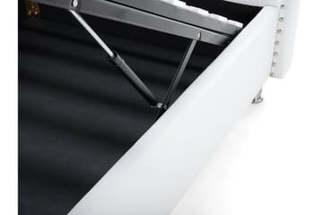 Metz Seng 90x200 cm - Hvit - Møbler - Senger - Sengeramme & sengestamme