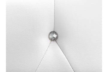 Metz Seng 90x200 cm - Hvit - Møbler - Senger - Sengeramme & sengestamme