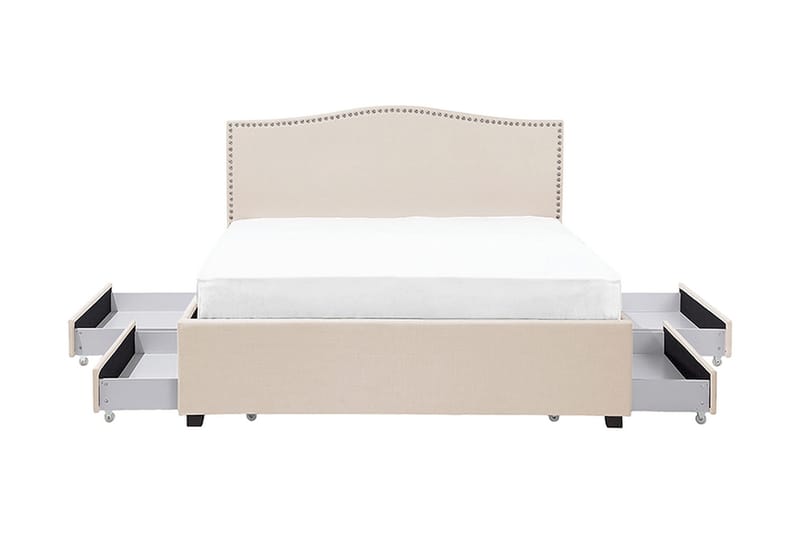 Montpellier Dobbeltseng 160 | 200 cm - Beige - Møbler - Senger - Sengeramme & sengestamme
