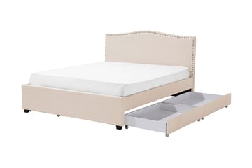 Montpellier Dobbeltseng 160 | 200 cm - Beige - Møbler - Senger - Sengeramme & sengestamme