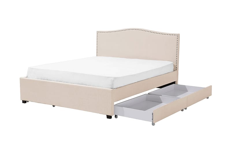 Montpellier Dobbeltseng 160 | 200 cm - Beige - Møbler - Senger - Sengeramme & sengestamme