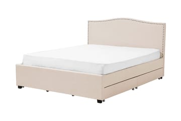 Montpellier Dobbeltseng 160 | 200 cm - Beige - Møbler - Senger - Sengeramme & sengestamme