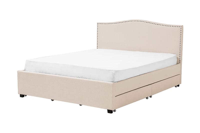 Montpellier Dobbeltseng 160 | 200 cm - Beige - Møbler - Senger - Sengeramme & sengestamme