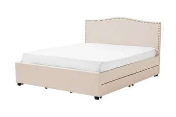 Montpellier Dobbeltseng 160 | 200 cm - Beige - Møbler - Senger - Sengeramme & sengestamme