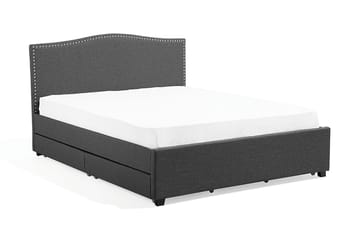 Montpellier Dobbeltseng 160 | 200 cm - Grå - Møbler - Senger - Sengeramme & sengestamme