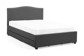 Montpellier Dobbeltseng 160 | 200 cm - Grå - Møbler - Senger - Sengeramme & sengestamme