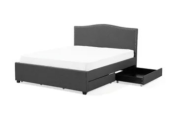 Montpellier Dobbeltseng 160 | 200 cm - Grå - Møbler - Senger - Sengeramme & sengestamme