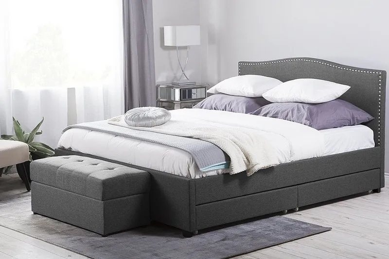 Montpellier Dobbeltseng 160 | 200 cm - Grå - Møbler - Senger - Sengeramme & sengestamme