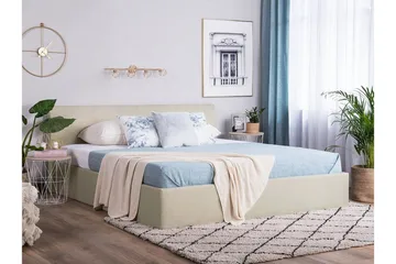 Orbey Dobbeltseng 180 | 200 cm - Beige - Møbler - Senger - Sengeramme & sengestamme