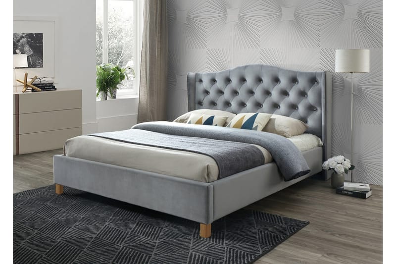 Paonia Sengeramme 180x200 cm, Grå