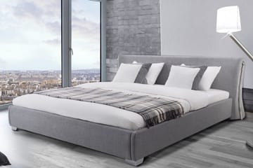 Paris Dobbeltseng 160 | 200 cm - Grå - Møbler - Senger - Sengeramme & sengestamme