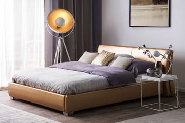 Paris Dobbeltseng 180 | 200 cm - Gull - Møbler - Senger - Sengeramme & sengestamme