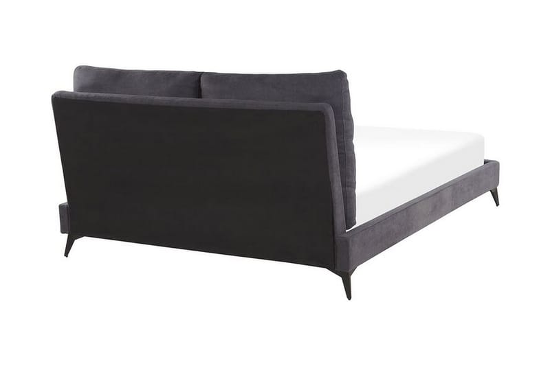 Rammeseng Bellamina 140x200 cm - Fløyel/Mørkegrå - Møbler - Senger - Sengeramme & sengestamme