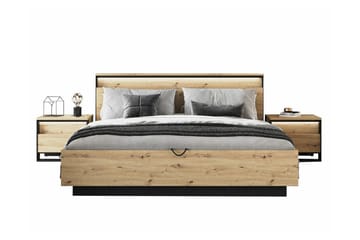 Rathmore Sängram 160x200 cm Black - Møbler - Senger - Sengeramme & sengestamme